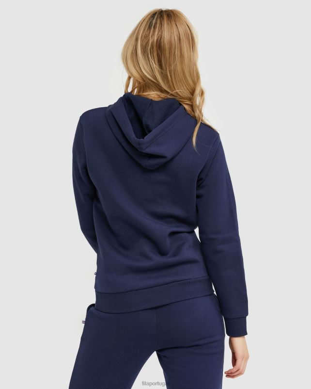 PPH0J2471 nova marinha FILA capuz unissex clássico 2 new fila azul