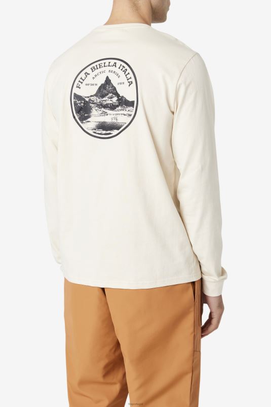 PPH0J248 branco FILA camiseta manga longa rapel fila branca