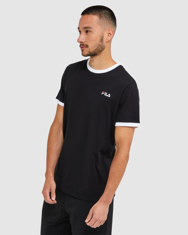 PPH0J2481 preto FILA camiseta fila classic masculina preta