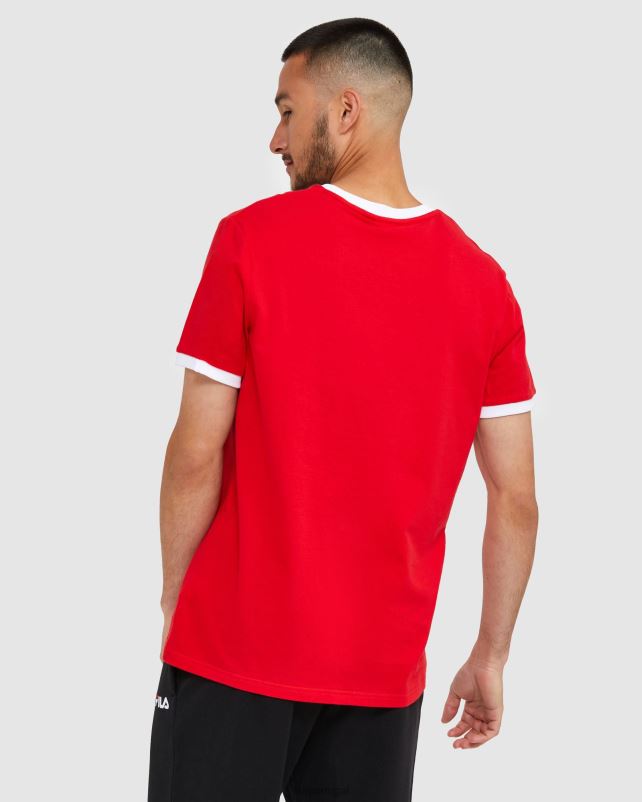 PPH0J2482 vermelho FILA camiseta fila vermelha clássica masculina