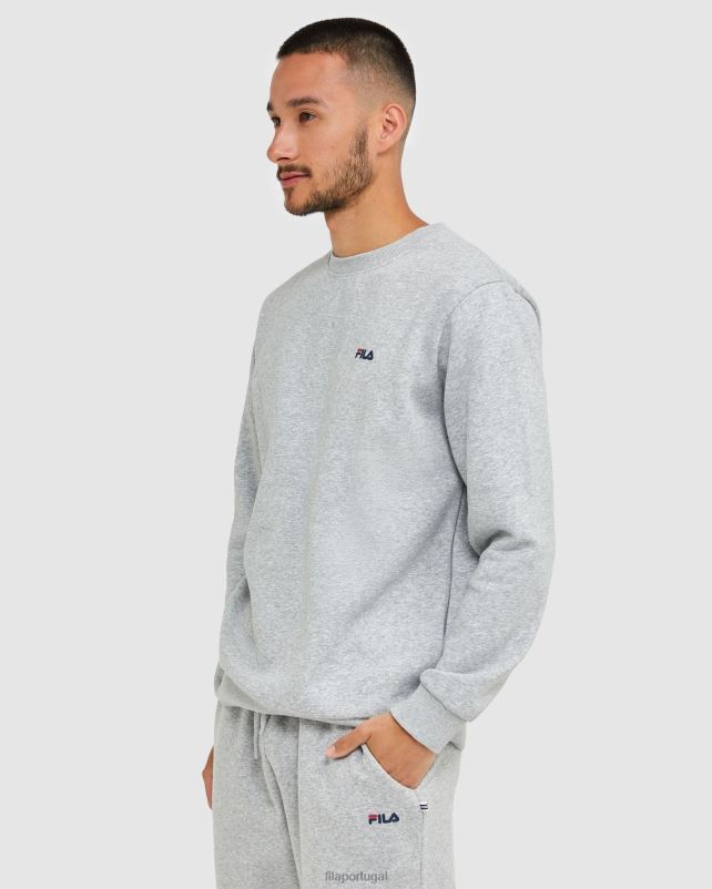 PPH0J2485 mármore prateado FILA fila classic unissex tripulação 2 prata marle