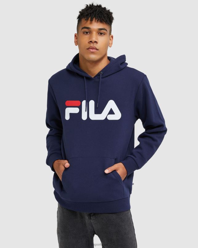 PPH0J2486 nova marinha FILA capuz clássico unissex fila new navy