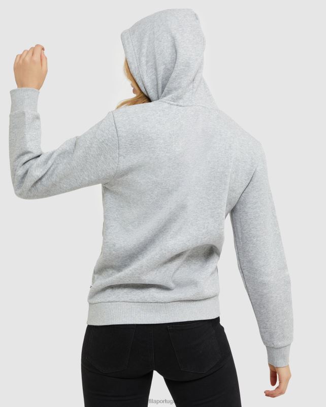 PPH0J2494 mármore prateado FILA fila silver marle classic unissex capuz 2