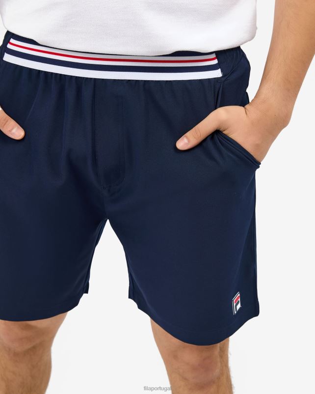 PPH0J2525 nova marinha FILA roger short novo fila azul marinho