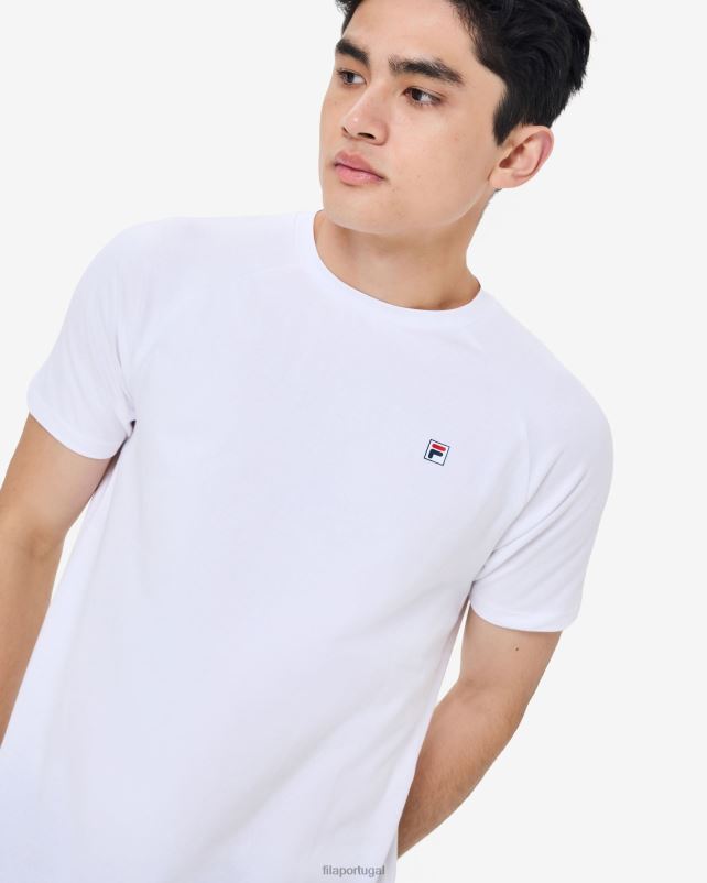 PPH0J2526 branco FILA camiseta fila hannes masculina branca
