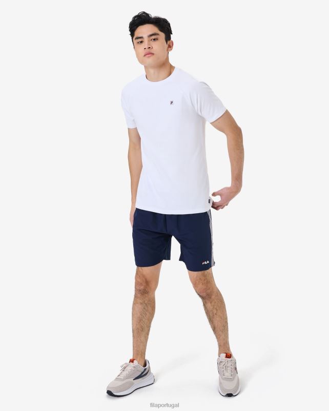 PPH0J2526 branco FILA camiseta fila hannes masculina branca