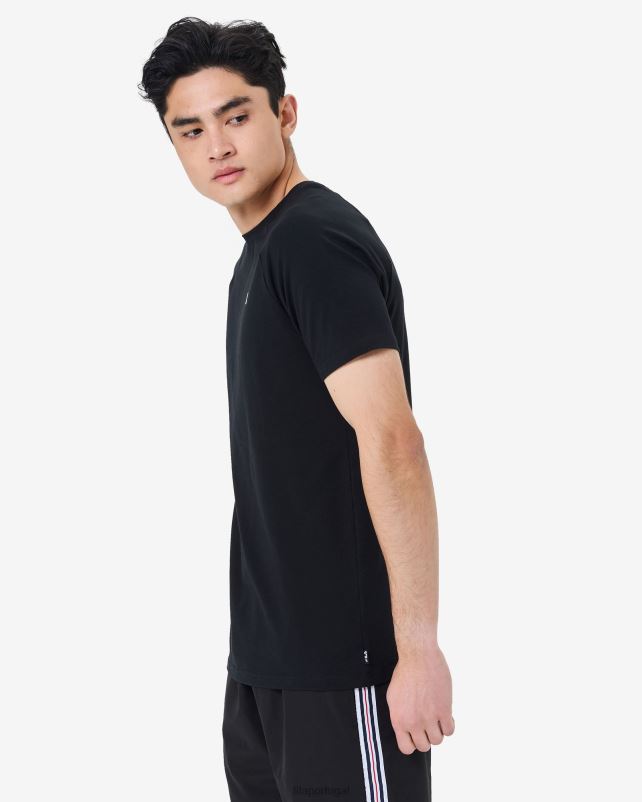 PPH0J2529 preto FILA camiseta fila masculina preta