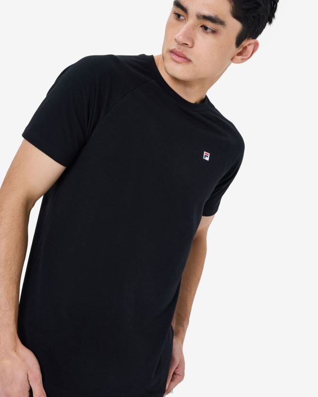 PPH0J2529 preto FILA camiseta fila masculina preta