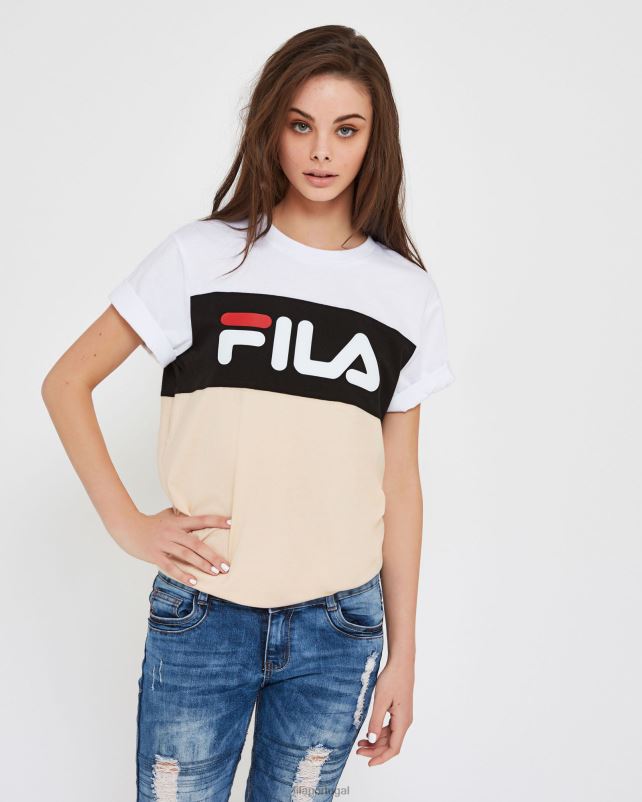 PPH0J2544 dólar de areia FILA sand Dollar unissex genoa tee fila