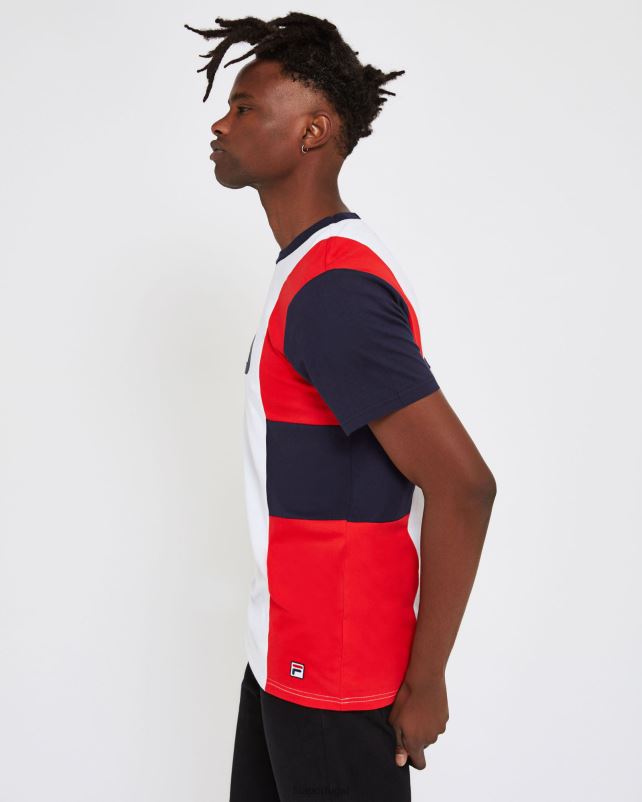 PPH0J2545 branco FILA camiseta fila unissex Trieste branca