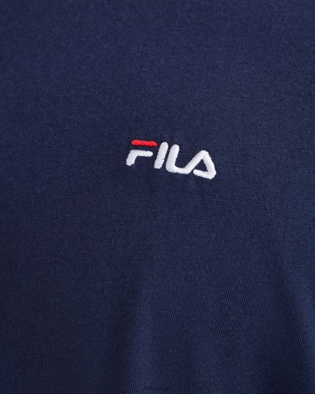 PPH0J2547 nova marinha FILA nova camiseta fila masculina básica l/s