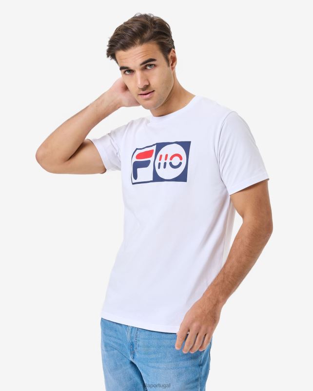 PPH0J2558 branco FILA camiseta unissex fila branca