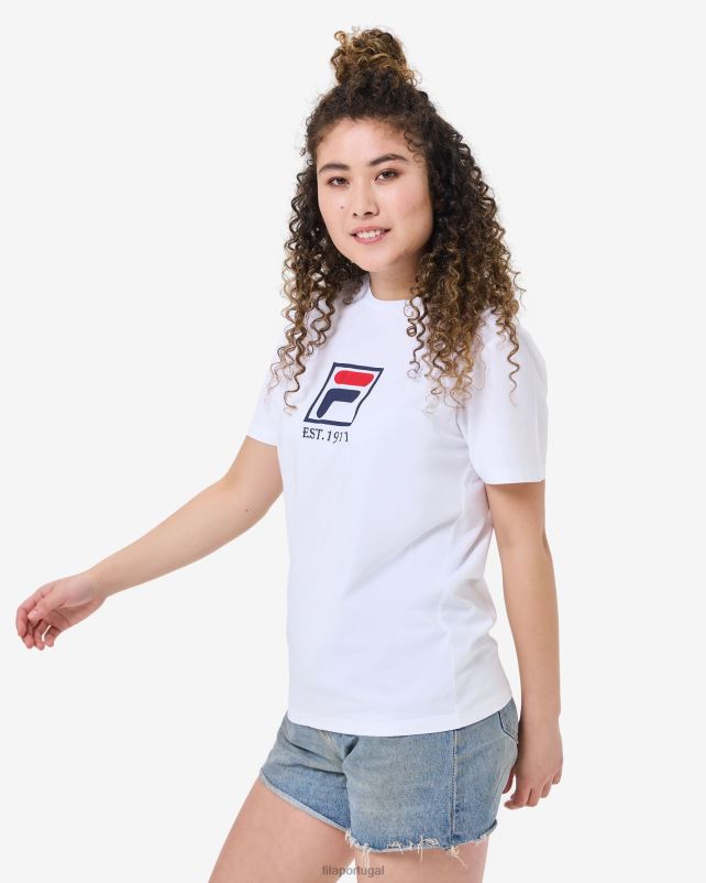 PPH0J2569 branco FILA fila unissex alto 20 camiseta branca
