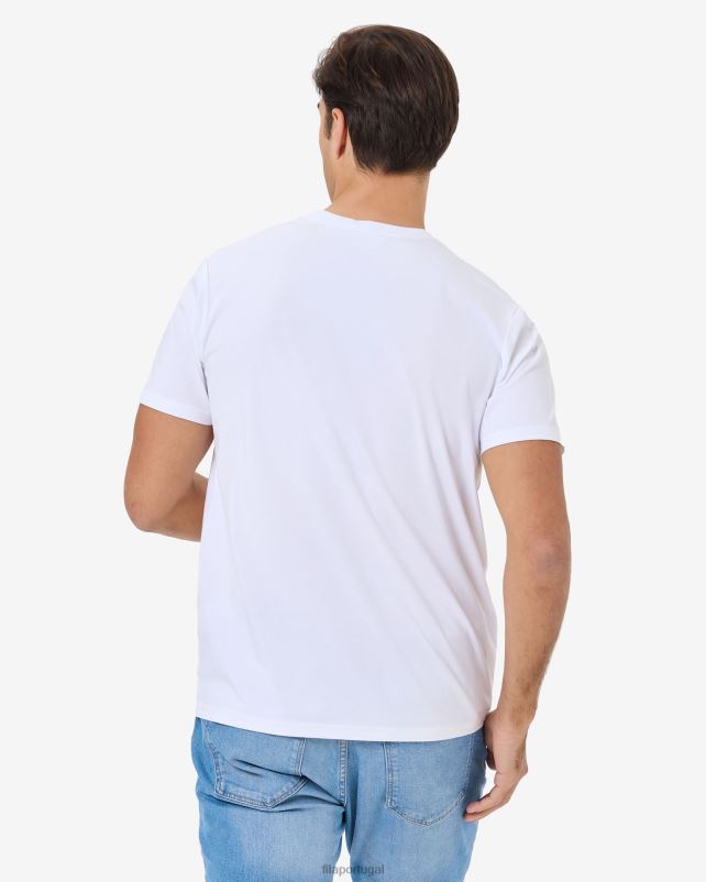 PPH0J2569 branco FILA fila unissex alto 20 camiseta branca