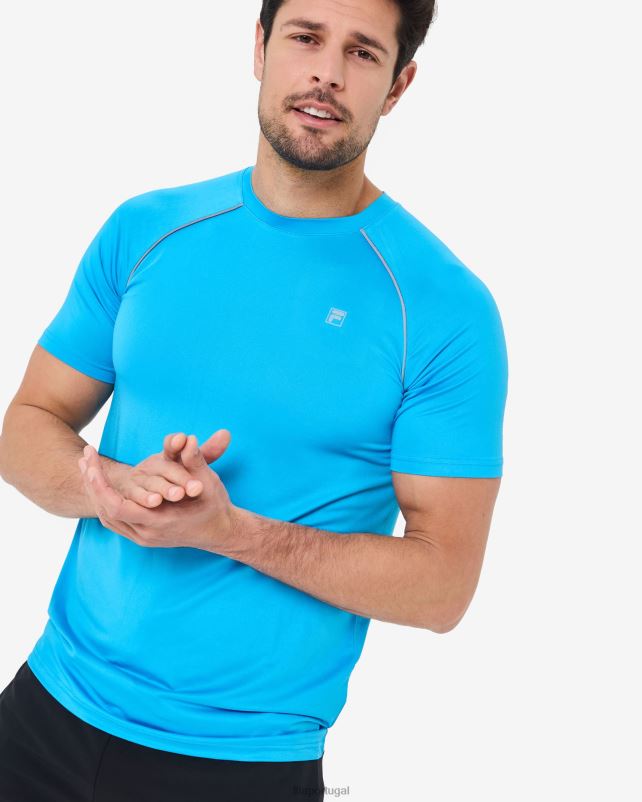 PPH0J2573 água FILA camiseta masculina roen qdry aqua fila