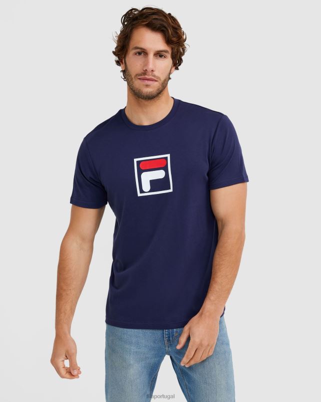 PPH0J2574 nova marinha FILA camiseta fila alto unissex azul marinho