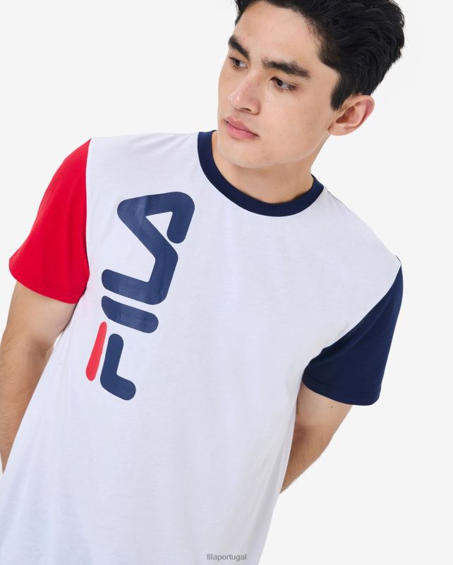 PPH0J2580 branco FILA camiseta fila branca bjorn