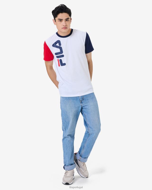PPH0J2580 branco FILA camiseta fila branca bjorn