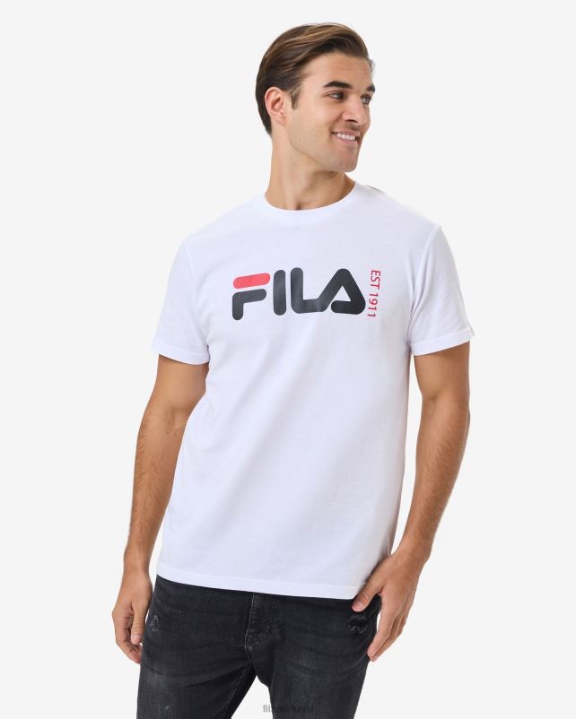 PPH0J2584 branco FILA camiseta fila branca unissex londrina