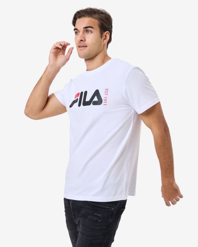 PPH0J2584 branco FILA camiseta fila branca unissex londrina