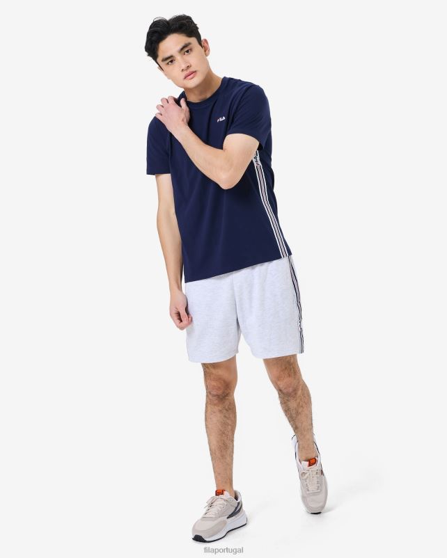 PPH0J2585 nova marinha FILA camiseta elias masculina nova fila azul