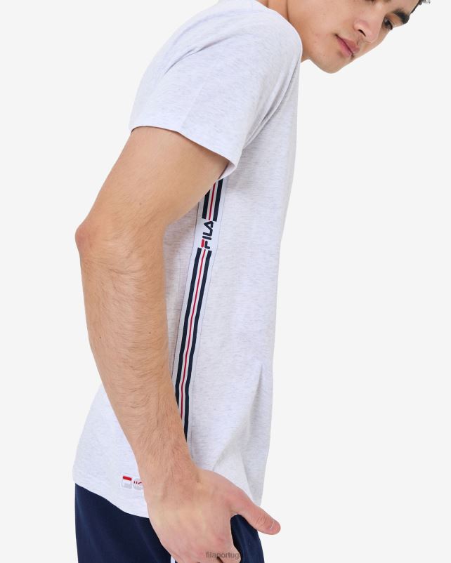 PPH0J2588 mármore cinza claro FILA camiseta elias masculina fila cinza claro marle