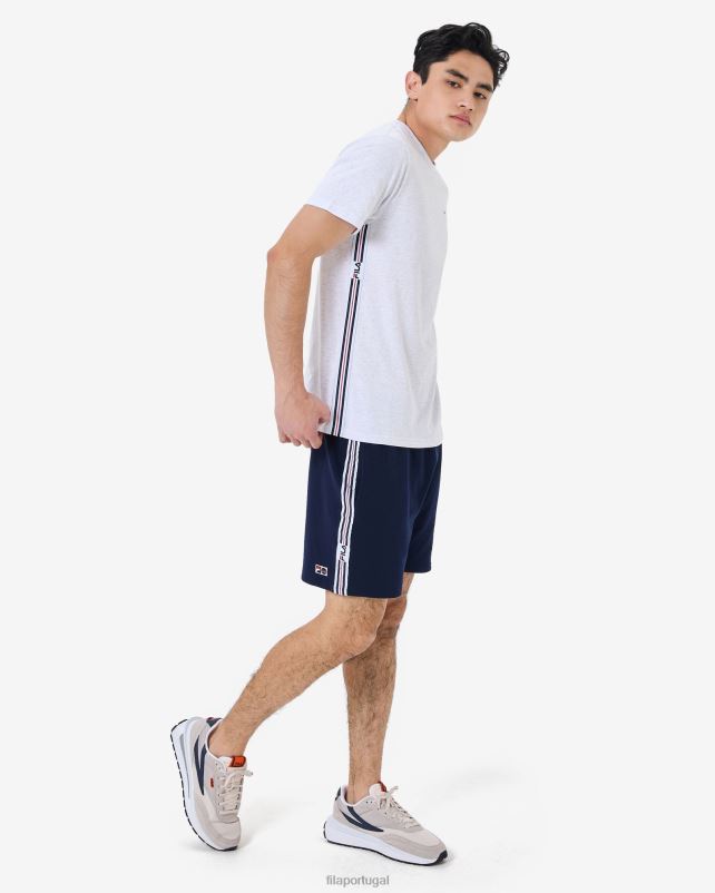 PPH0J2588 mármore cinza claro FILA camiseta elias masculina fila cinza claro marle