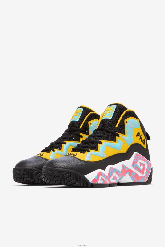 PPH0J26 preto/limão/anchova FILA mb fila masculino preto/limão/azul