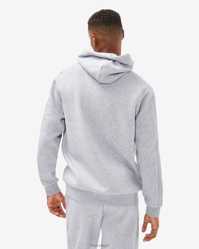 PPH0J2614 mármore cinza FILA fila grey marle jay qtr zip masculino