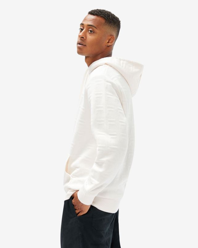 PPH0J2615 Creme de coco FILA echo capuz unissex fila creme de coco