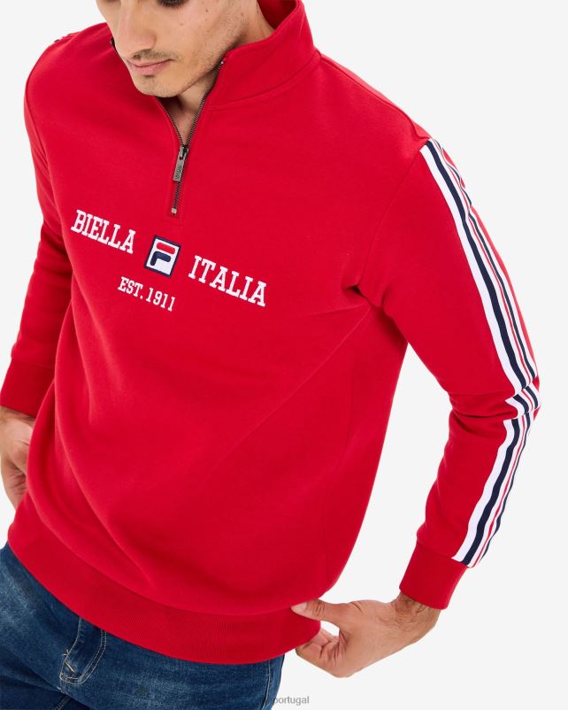 PPH0J2623 vermelho FILA fila masculino aemero qtr zip vermelho