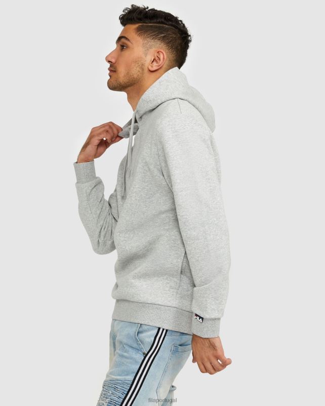 PPH0J2626 mármore prateado FILA fila silver marle unisex badge 20 capuz