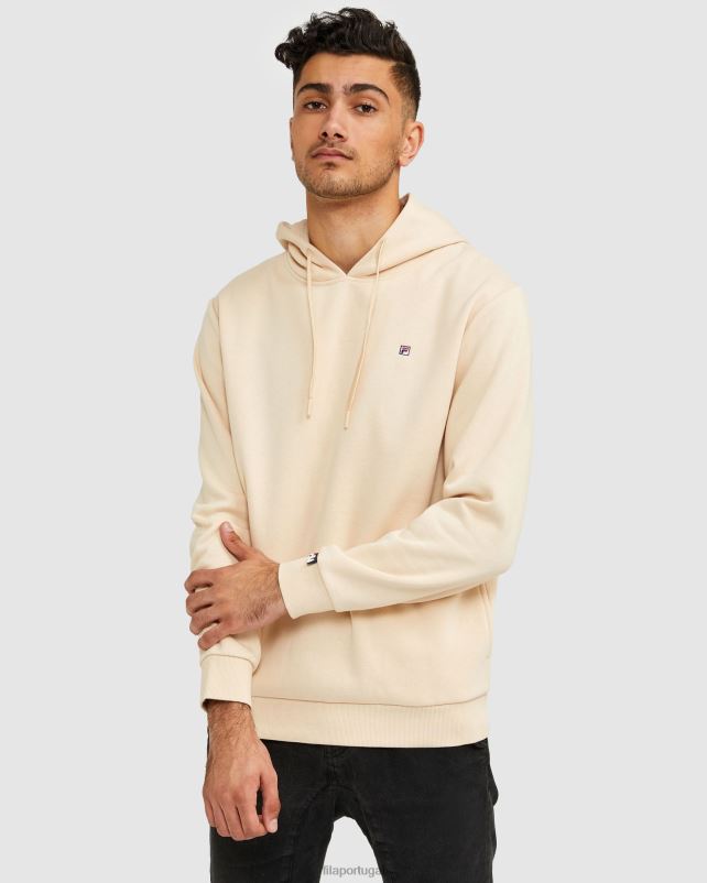 PPH0J2636 amêndoa pêssego FILA distintivo unissex 20 capuz fila amêndoa pêssego