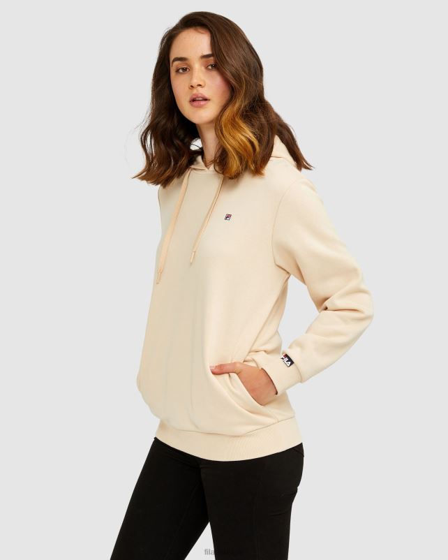 PPH0J2636 amêndoa pêssego FILA distintivo unissex 20 capuz fila amêndoa pêssego