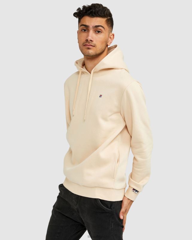 PPH0J2636 amêndoa pêssego FILA distintivo unissex 20 capuz fila amêndoa pêssego