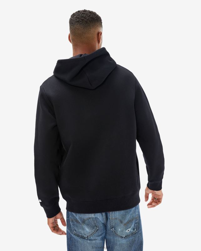 PPH0J2644 preto FILA fila preto unissex badge 20 zip capuz