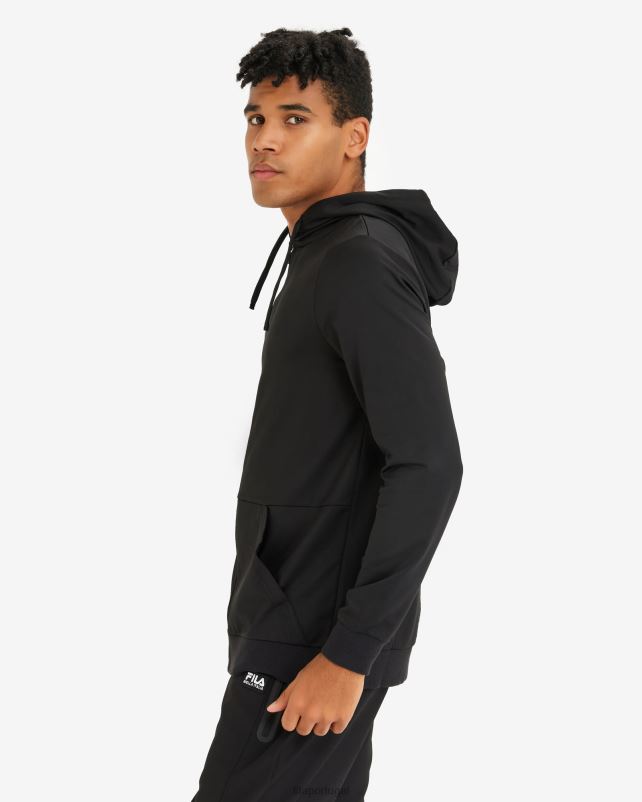 PPH0J2646 preto FILA jaqueta luca masculina preta fila