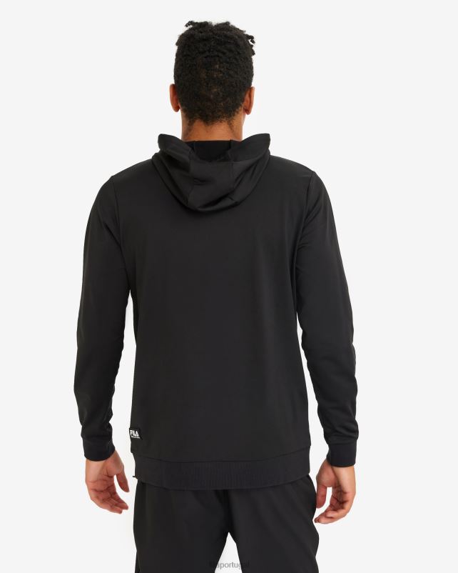 PPH0J2646 preto FILA jaqueta luca masculina preta fila