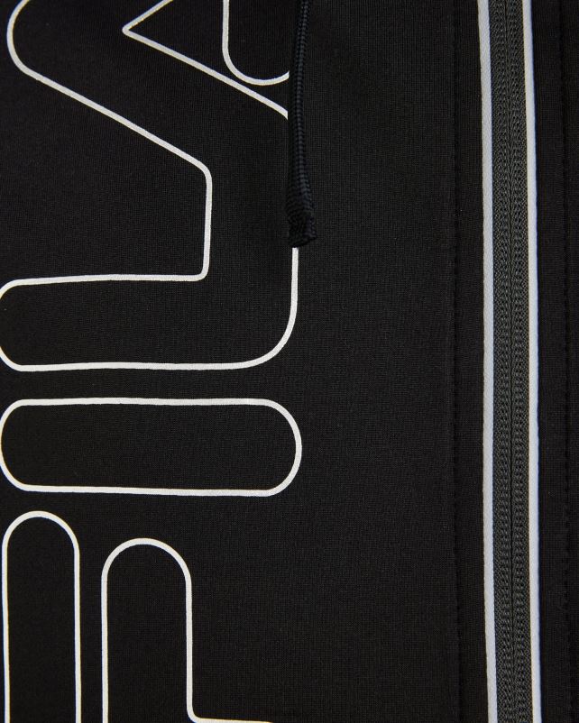 PPH0J2646 preto FILA jaqueta luca masculina preta fila