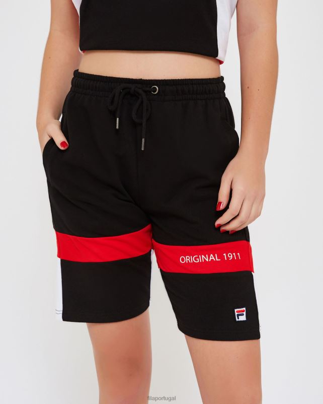 PPH0J2666 preto FILA short fila unissex verona preto