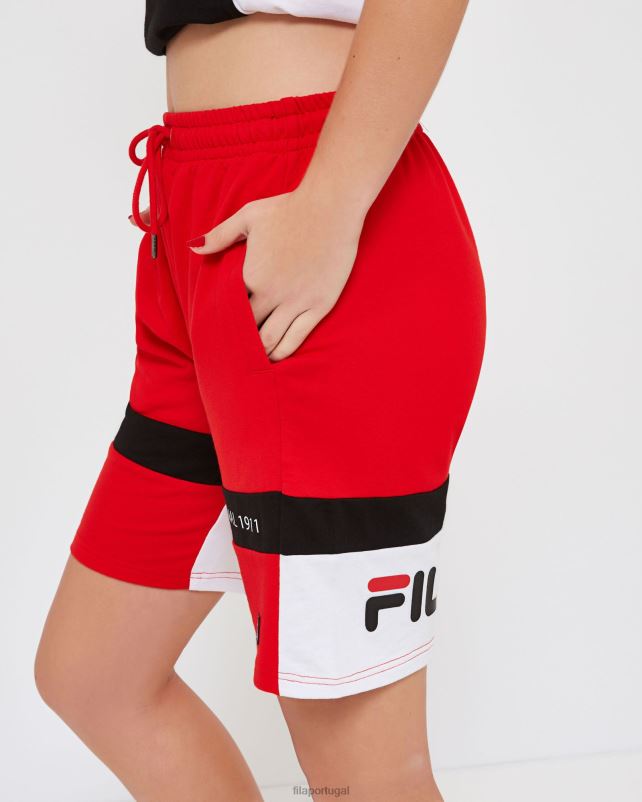 PPH0J2669 vermelho FILA short fila vermelho unissex verona