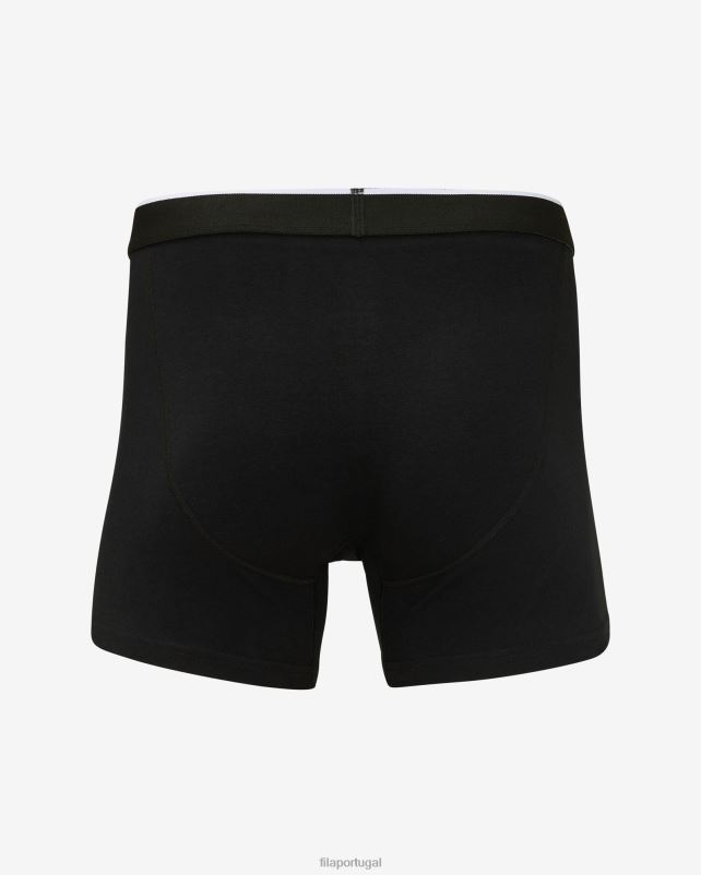 PPH0J2740 preto rosa FILA bermuda fila preta e rosa