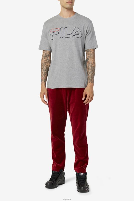 PPH0J277 urze/marinho/vermelho FILA fila borough camiseta urze/marinho/vermelho