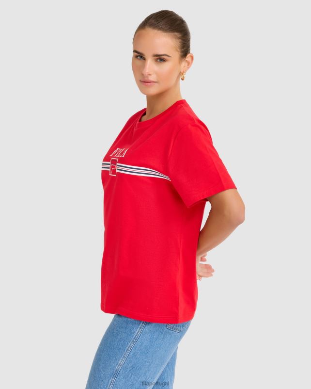 PPH0J2785 vermelho FILA camiseta fila cathy vermelha
