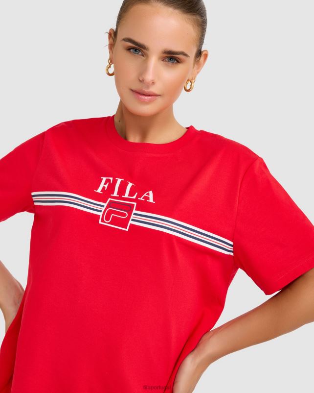 PPH0J2785 vermelho FILA camiseta fila cathy vermelha