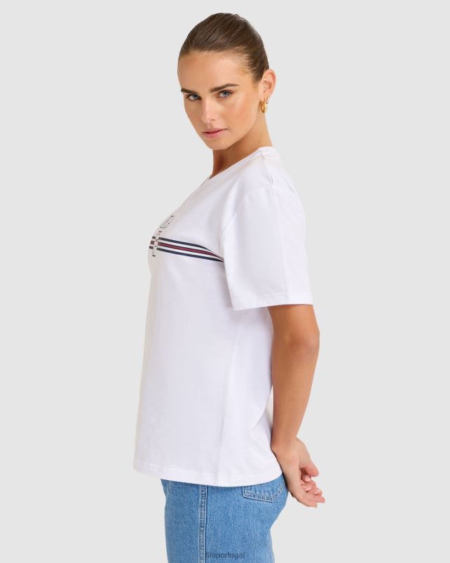 PPH0J2786 branco FILA camiseta fila branca cathy