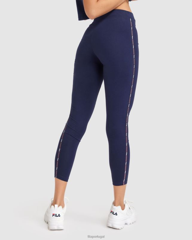 PPH0J2801 marinha FILA legging fox luva feminina fila azul