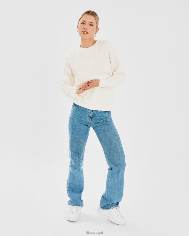 PPH0J2803 garça FILA fila feminino faye crew egret