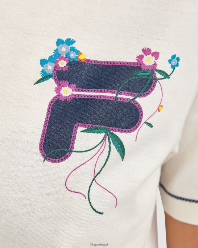 PPH0J2804 garça FILA camiseta fila feminina fila egret