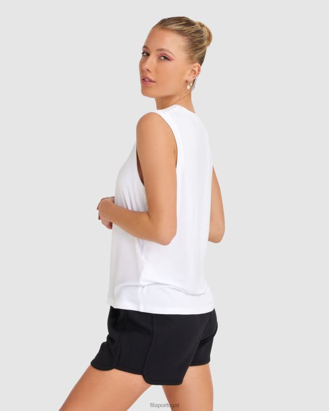 PPH0J2811 branco FILA regata fila spencer feminina branca